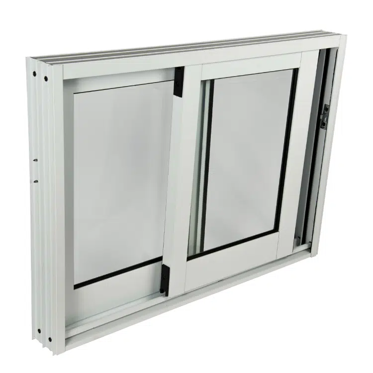 Ventana de Aluminio Vidriada de 6mm. Línea AL-25.