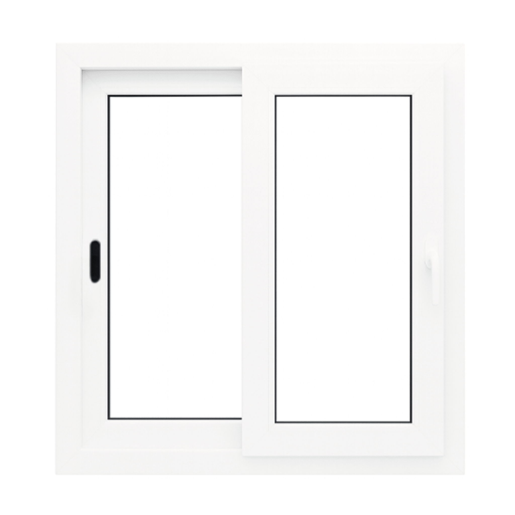 Ventana termopanel Corredera PVC 140x120cm