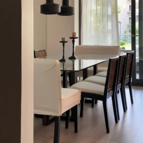 Cubierta de mesa en vidrio templado a medida
